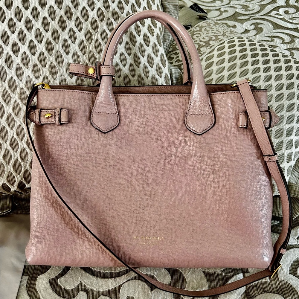 Burberry Medium Banner Light Pink EUC